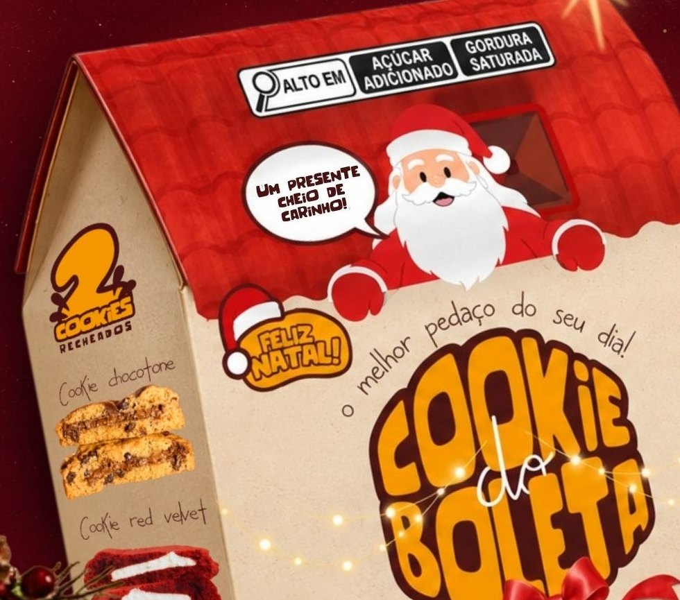 Casinha de Natal, vista da frente